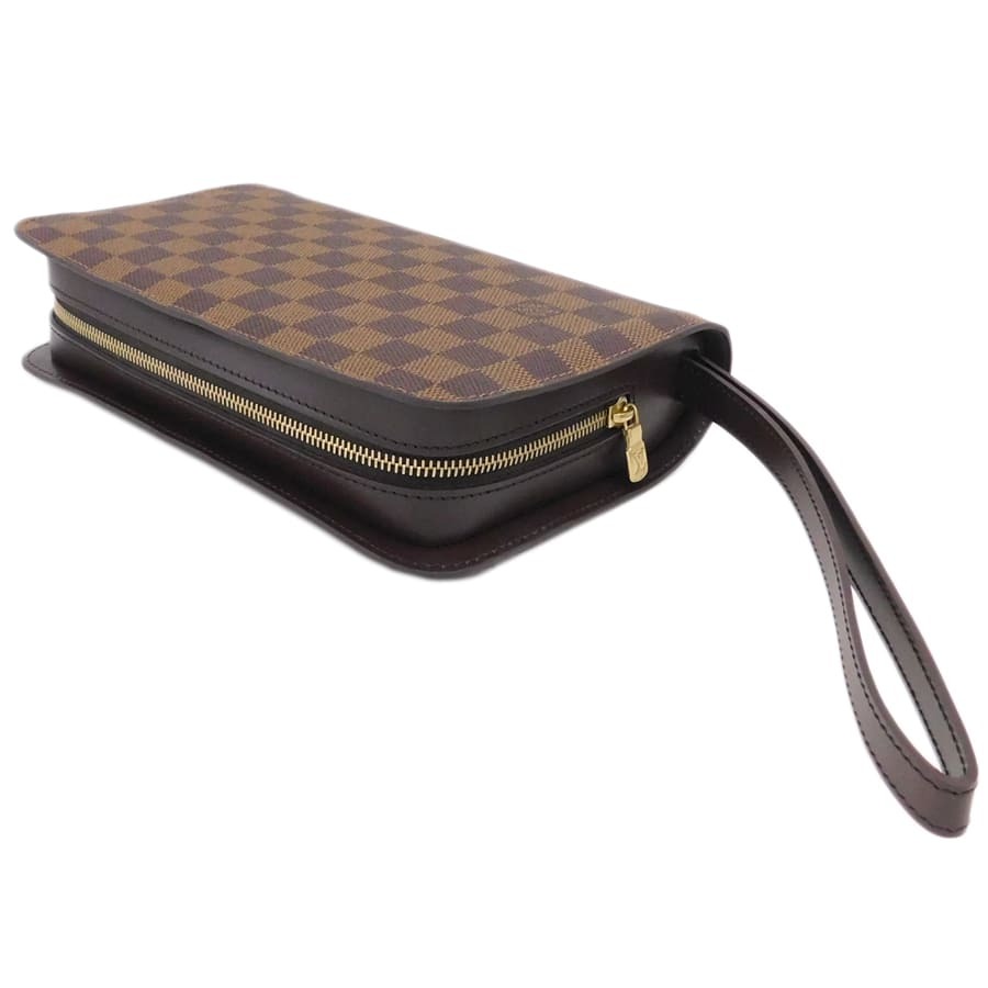  не использовался товар Louis Vuitton ручная сумочка N51993 оттенок коричневого PVC солнечный Louis Damier коробка & пакет Louis Vuitton