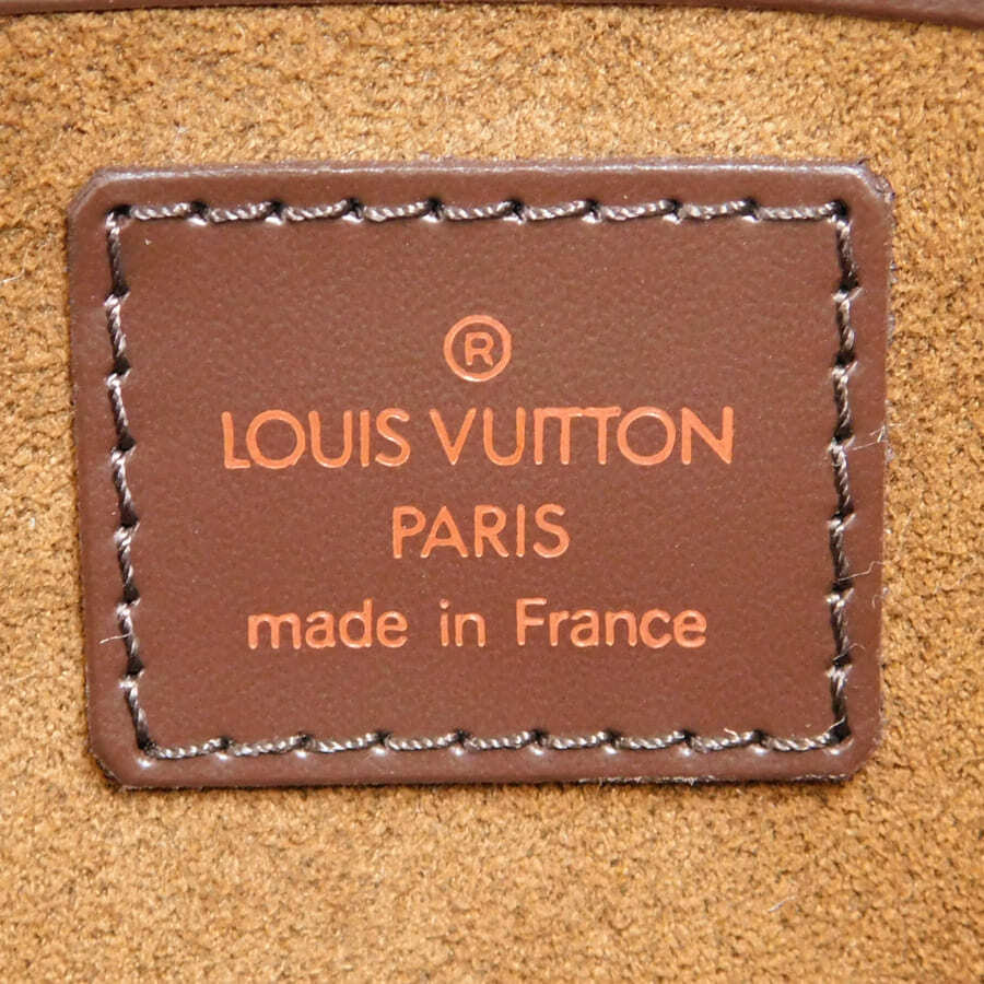  не использовался товар Louis Vuitton ручная сумочка N51993 оттенок коричневого PVC солнечный Louis Damier коробка & пакет Louis Vuitton