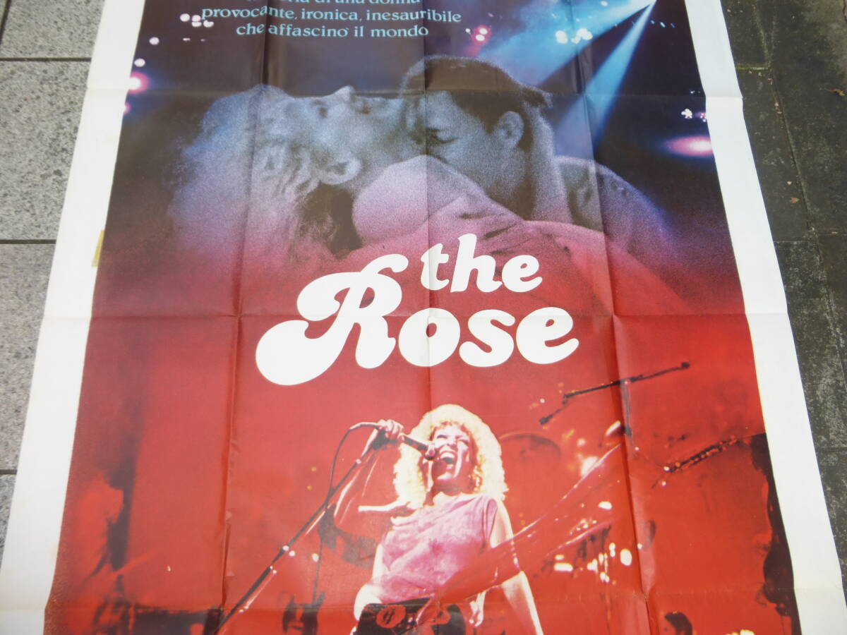 巨大・特大映画ポスター「ローズ」イタリア版　THE ROSE　ベット・ミドラー　 ジャニス・ジョプリン　1979年_画像3
