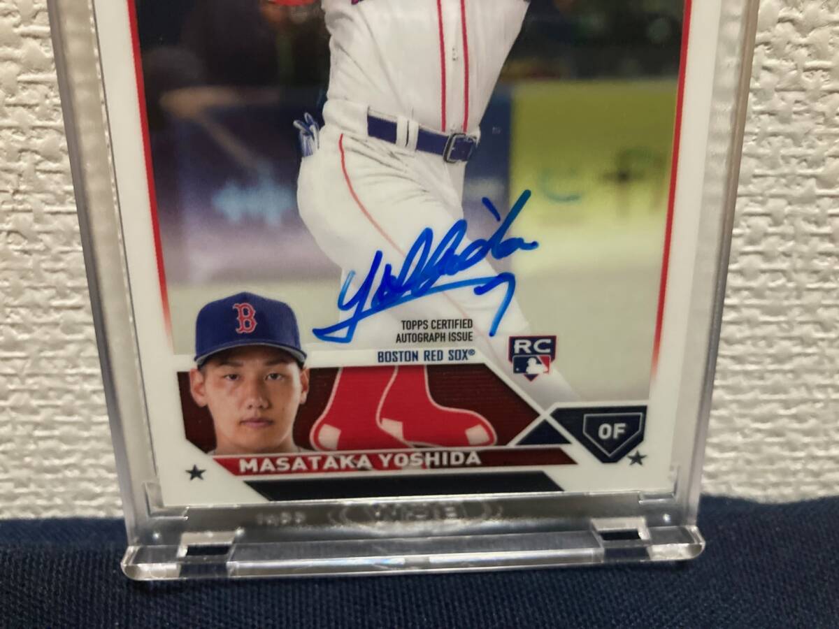 Topps Chrome レッドソックス 吉田正尚 直筆 サイン ルーキーカード 2023 Topps Chrome 吉田 正尚 ルーキー 直筆 サイン Red Sox