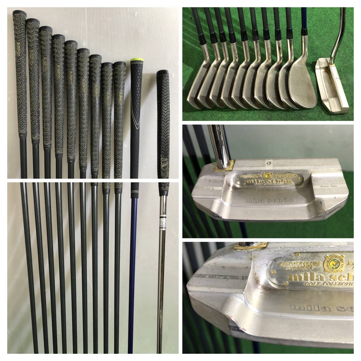 送料無料☆MIZUNO ミズノ 13本組 ゴルフクラブセット☆おてがる