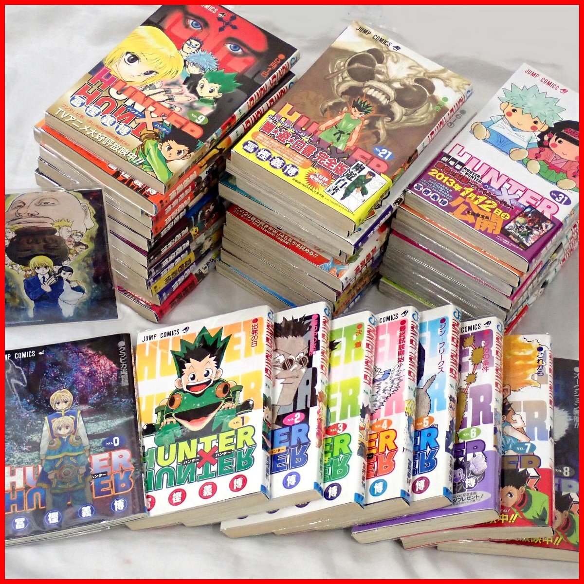 HUNTER×HUNTER 全38巻 初版 帯付き チラシ付き ☆1円 HUNTER×HUNTER/ハンター×ハンター 全38巻 + 0巻/全巻初版