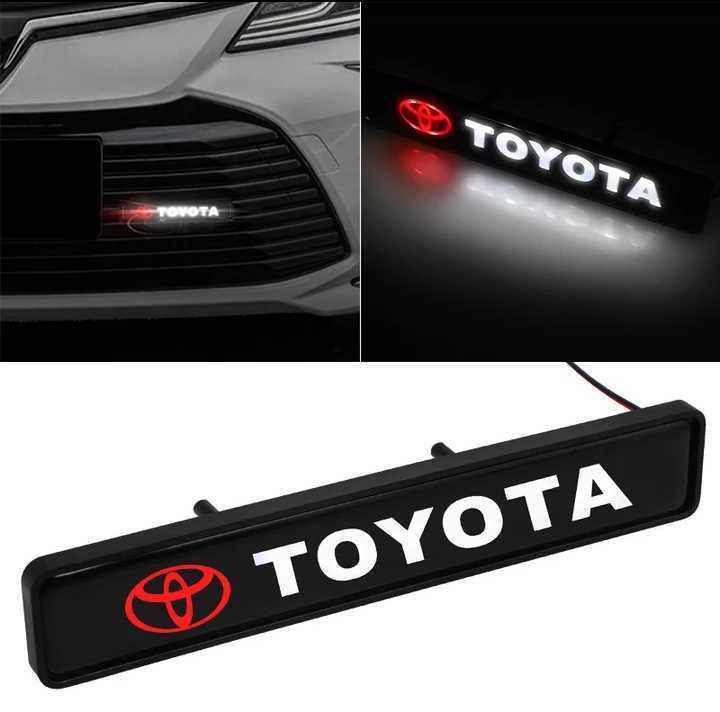 國內(nèi)発送 TOTOTA トヨタ グリル LEDエンブレム ヤリスライズ　ハイエースノア ヴォクシーアルファード ヴェルファイア C-HR