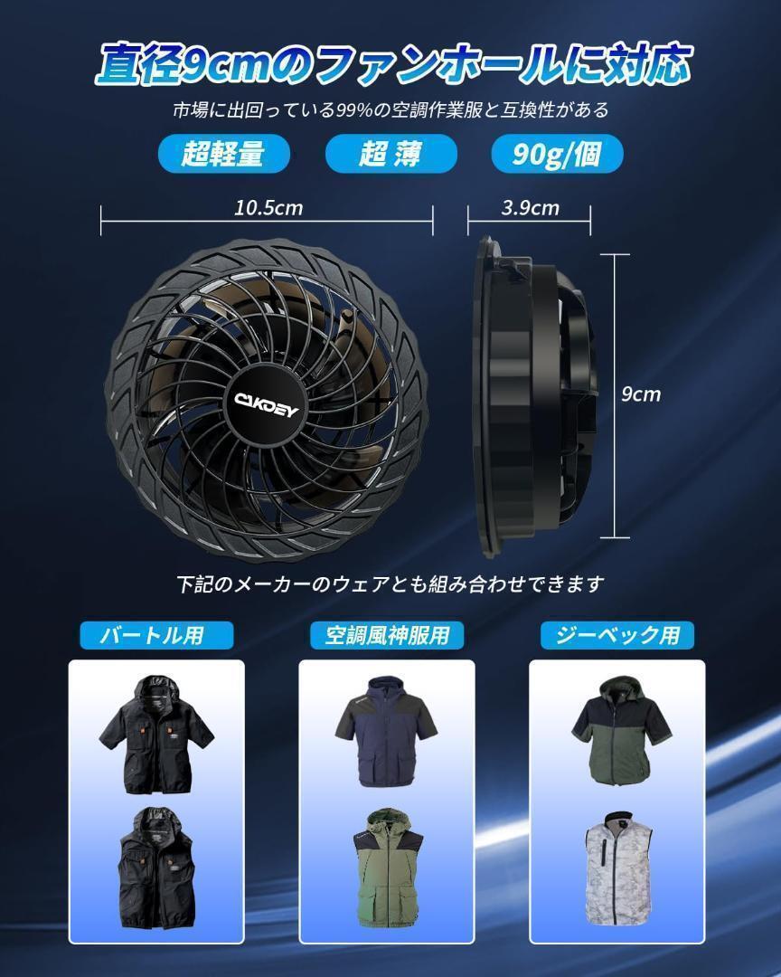 新品未使用】28V 26000mAh ファンバッテリーセット 風神服