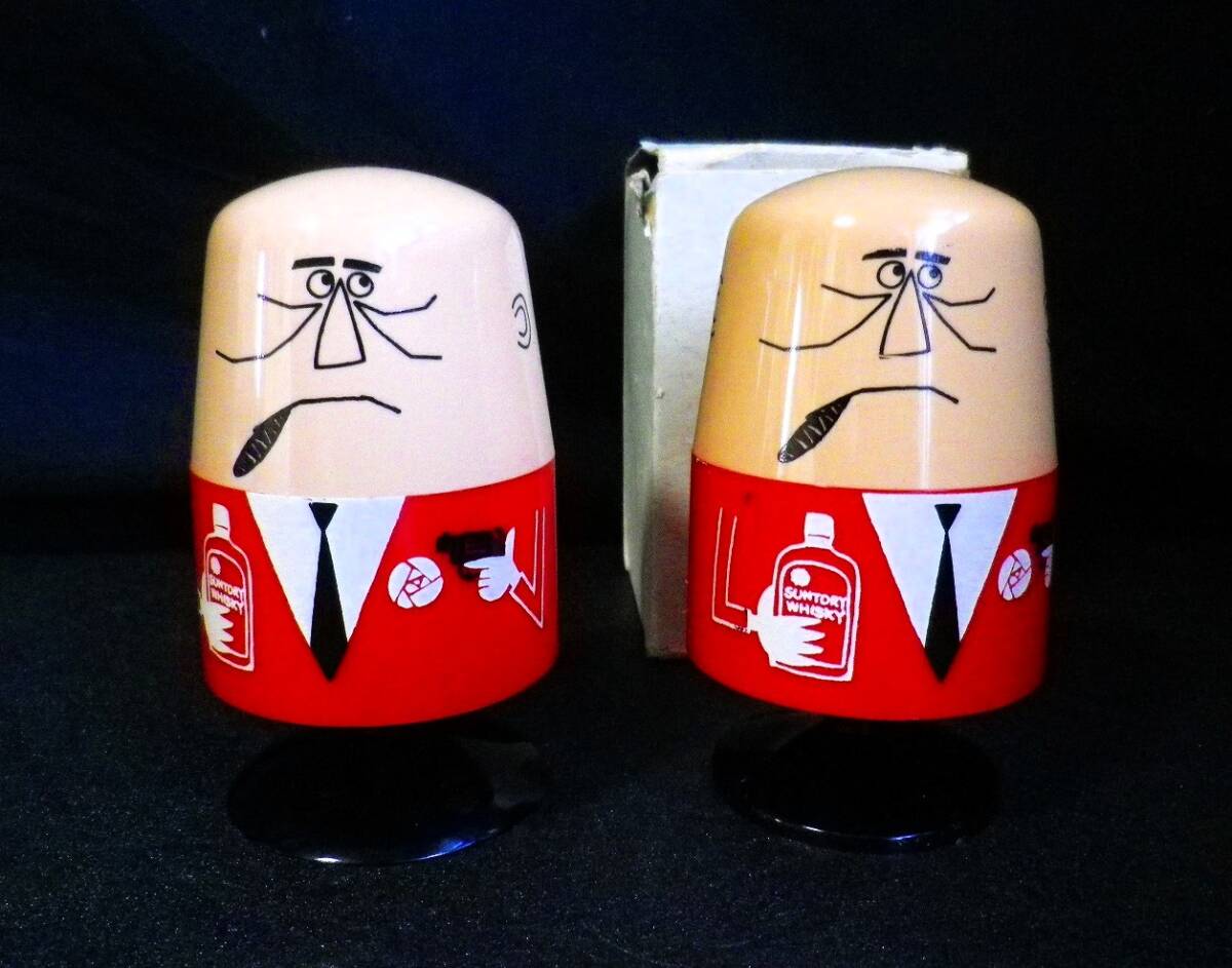 アンクルトリス バイキング 爪楊枝入れ 昭和レトロ 昭和レトロ 当時物「アンクルトリス 爪楊枝入れ」SUNTORY WHISKY