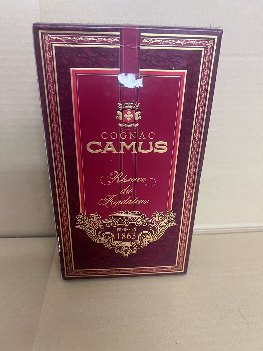【未開栓】カミュ リザーブ ド フォンダテール 1863 700ml 未開栓】CAMUS カミュ ブランデー リザーブ ド フォンダテール