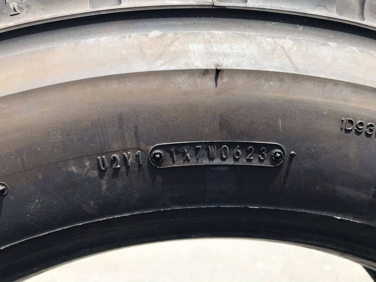 【M】 最終価格　バリ山　高年式　中古　265/60R22.5 　SP680 　ダンロップ　　2023年製　　単品　　MIX 　ミックス　　通年_画像6