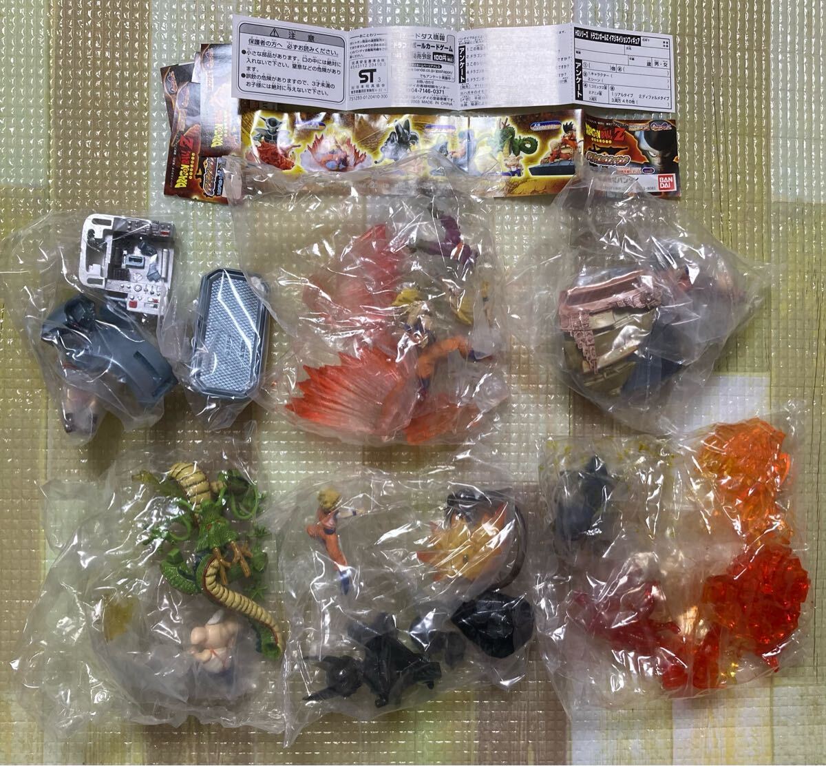 ガシャポン HG★ドラゴンボールZ イマジネーションフィギュア1 全6種★初版★未開封★難あり有★神龍ギニュー特戦隊孫悟飯ウーロンブルマ_画像4