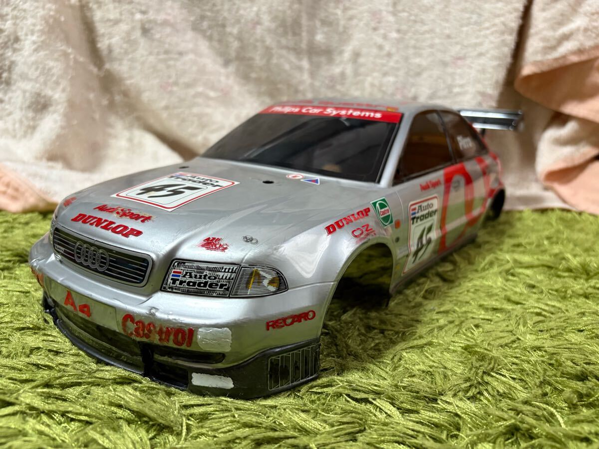 ラジコン RC ボディー アウディ クワトロ AUDI QUATTRO タミヤ 田宮 TAMIYA 補修あり_画像1