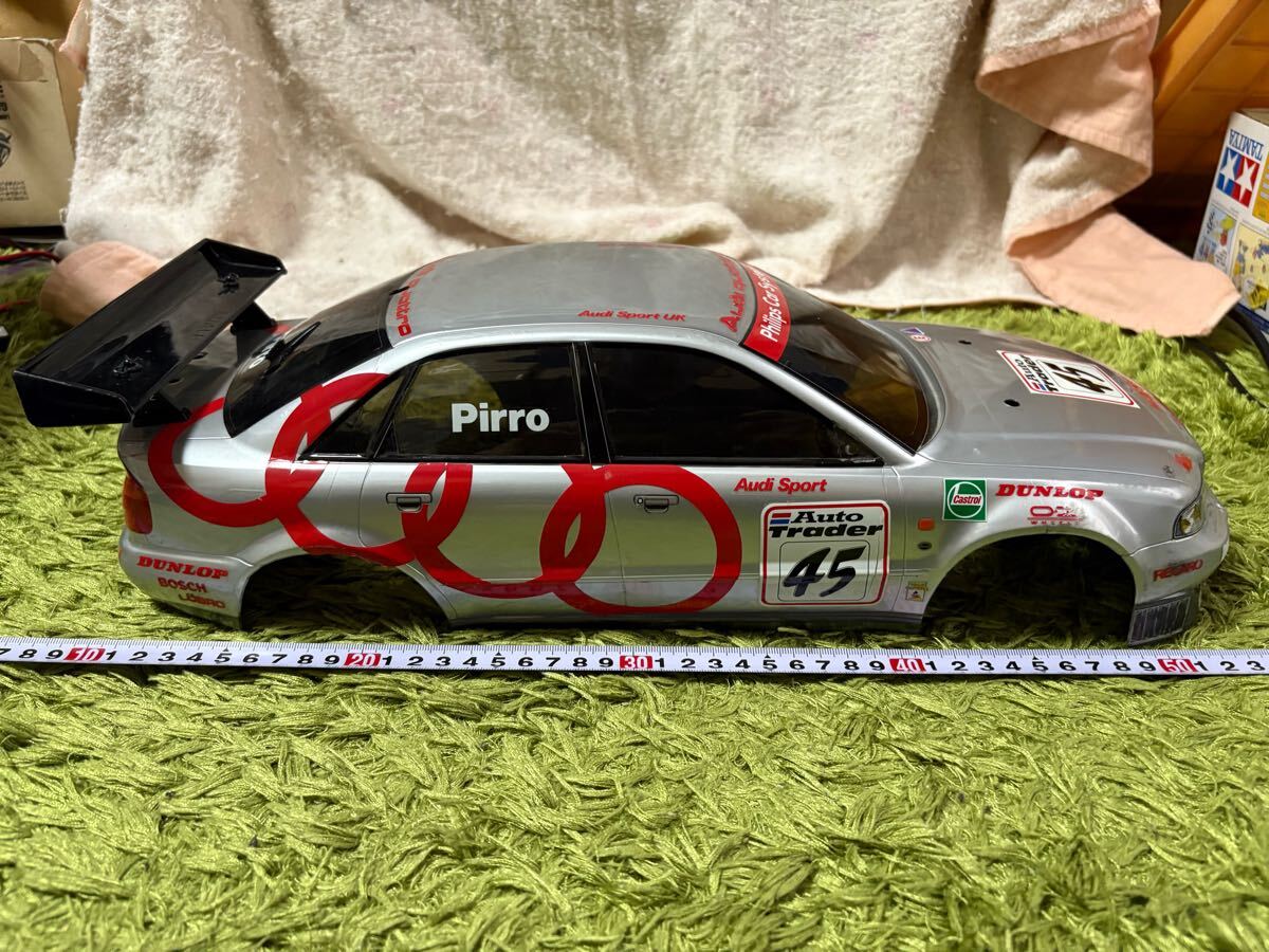 ラジコン RC ボディー アウディ クワトロ AUDI QUATTRO タミヤ 田宮 TAMIYA 補修あり_画像7
