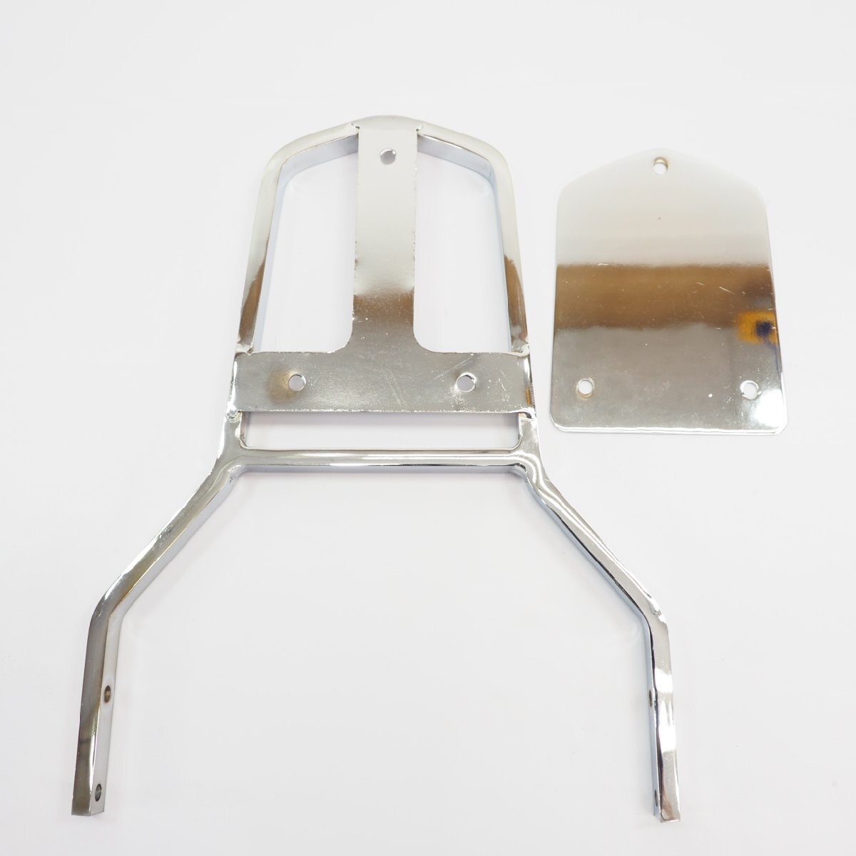 バックレスト ステー ベース ブラケット メッキ ccバー sisibar シーシーバー ドラッグスター400 シャドウ スティード バルカン