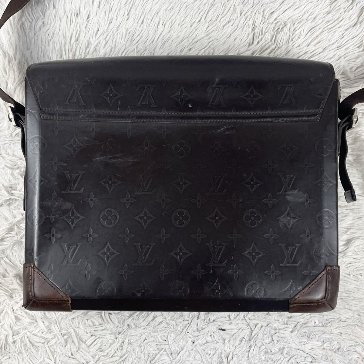 【美品】ルイヴィトン モノグラムグラセ フォンジー メッセンジャーバッグ 超希少品 LOUIS VUITTON ルイヴィトン フォンジー モノグラム