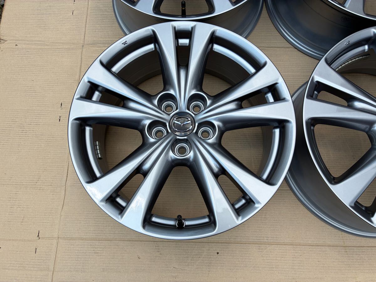 新車外し マツダ CX-80 XD 純正ホイール 4本セット シルバーメタリック