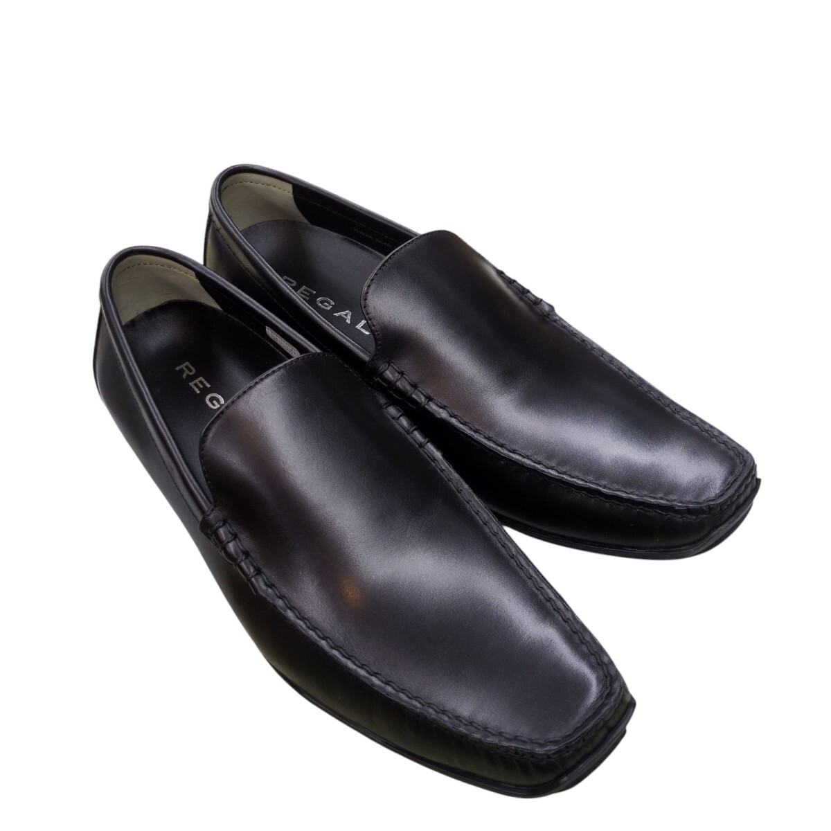 REGAL リーガル 26FR スリッポン ブラック 黒 24.5㎝ 美品 REGAL リーガル 654R 26 5cm ビジネスシューズ スリッポン