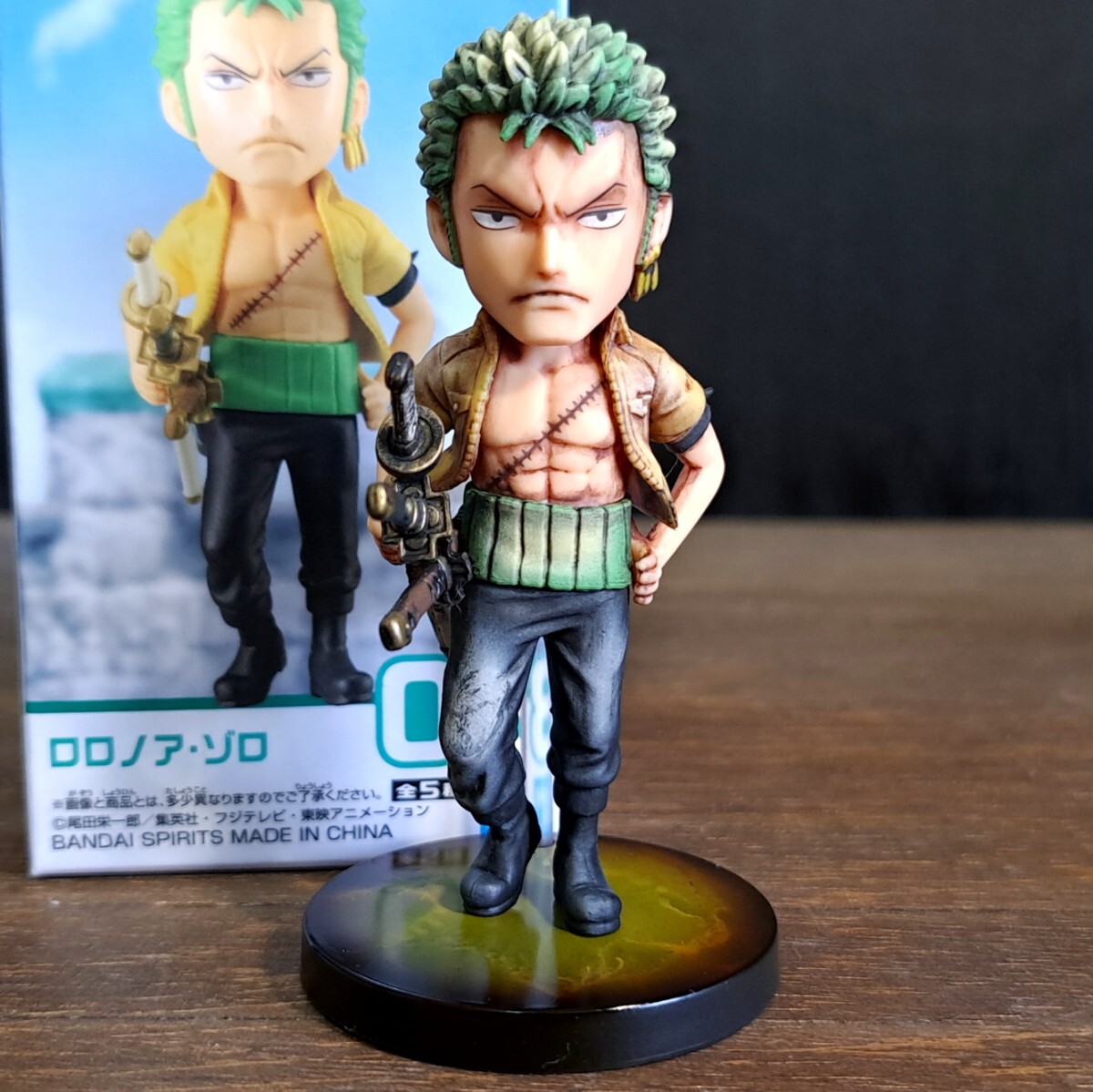 ワンピース ワーコレ ゾロ リペイント ロロノア・ゾロ ワンピース ワールドコレクタブルフィギュア