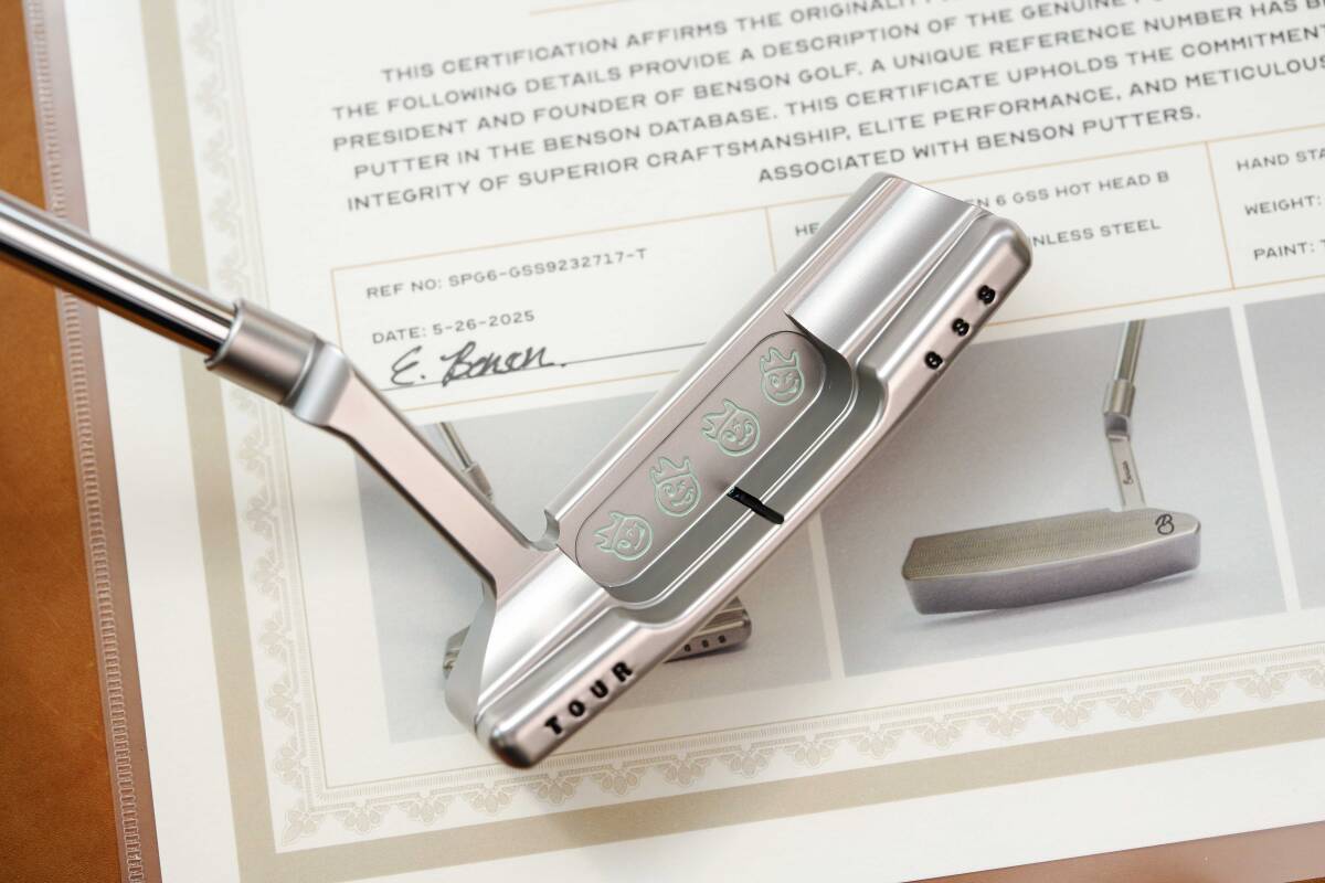 Benson GSS (ジャーマンステンレス)ガレージパターCOA有り中古美品 Yahoo!オークション -「benson パター」の落札相場・落札価格