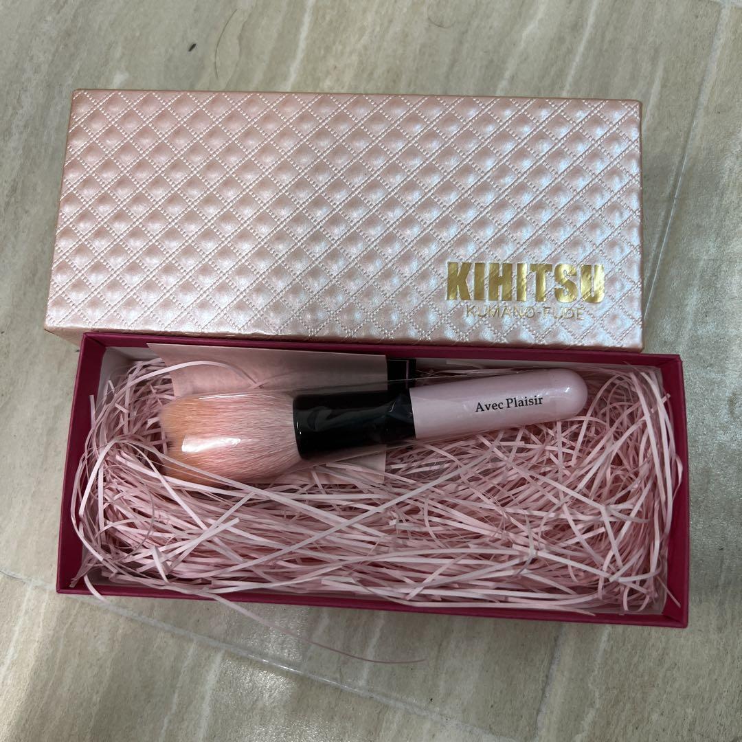 ●1-5●熊野筆　ハートフェイス　化粧筆　広島　有名　ピンク　レア　日本　チーク