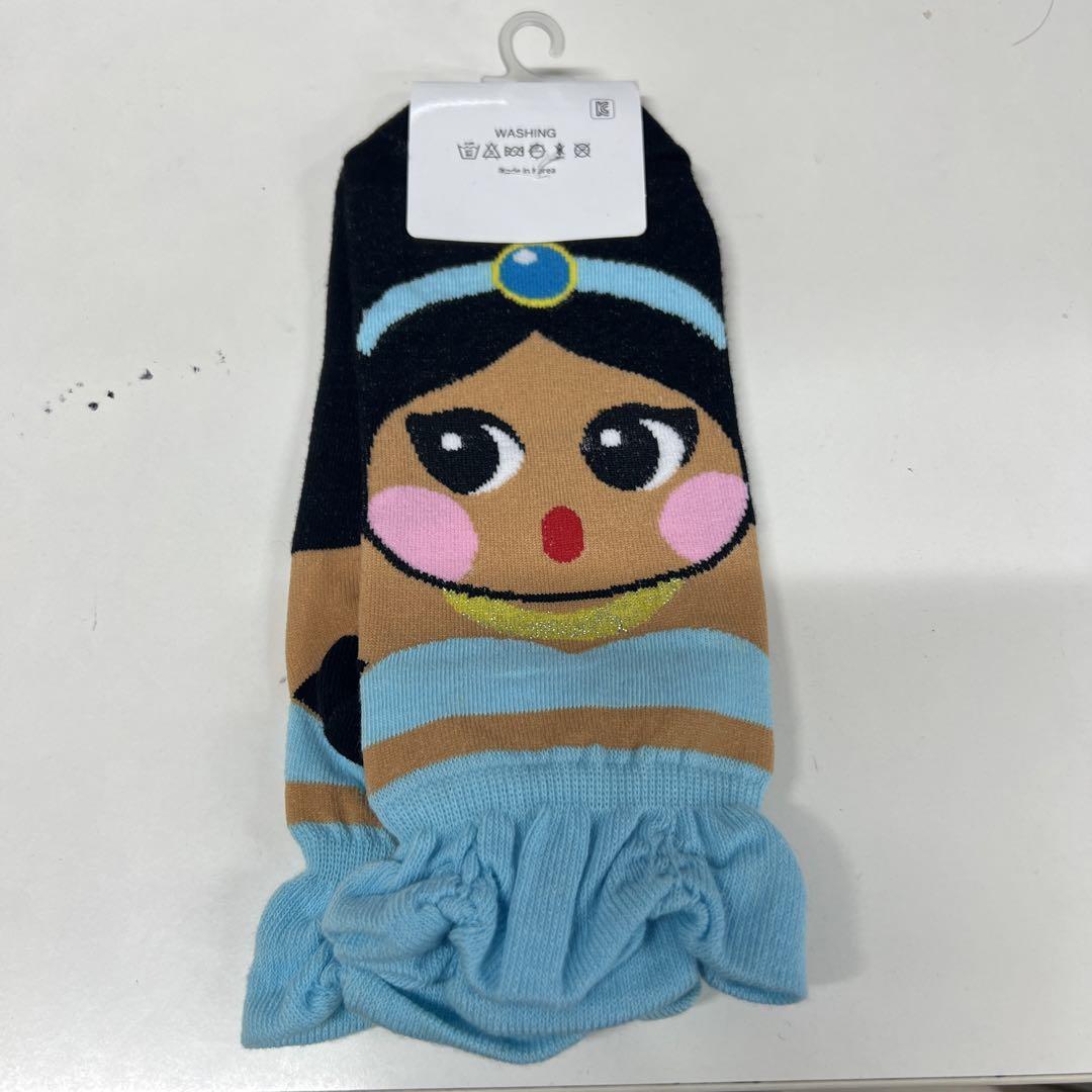 ●2-5奧●プリンセス靴下　ジャスミン　22-24cm