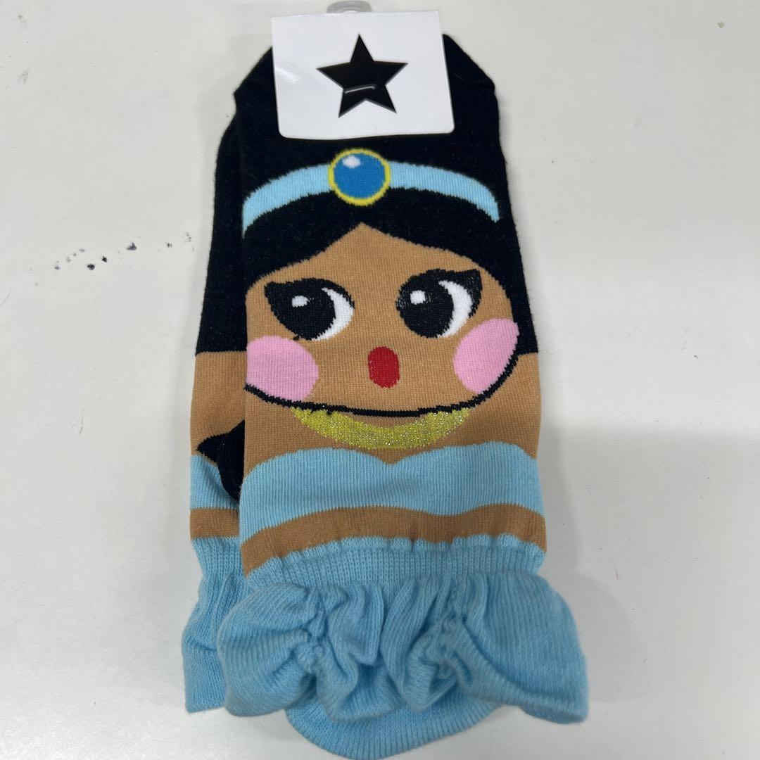 ●2-5奧●プリンセス靴下　ジャスミン　22-24cm