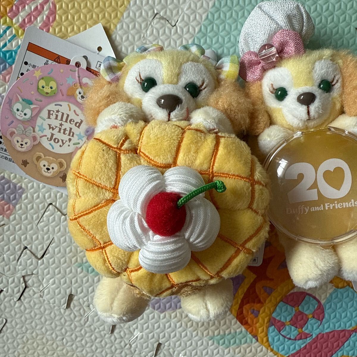 20周年 カラフルハピネス フィルドウィズジョイ ぬいぐるみ 3種 クッキーアン 20周年 カラフルハピネス フィルドウィズジョイ ぬいぐるみ 3種