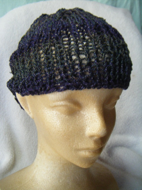 春、秋＊手編男女兼用キャップ＊色々な色に変化する＊アクリル＆コットン　　２９_画像9