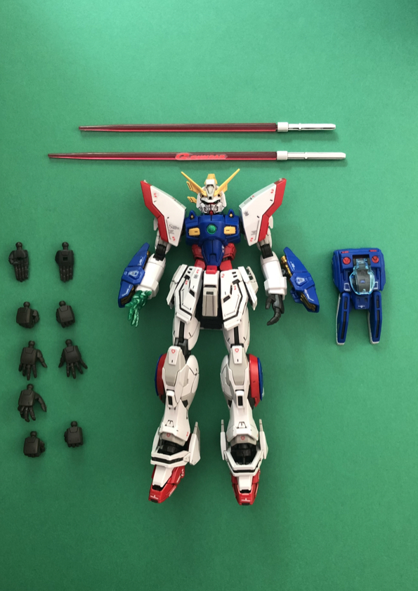 RG 1/144 シャイニングガンダム 部分塗装済み 完成品 RG 1/144 シャイニングガンダム 【部分塗装・完成品】(完成品