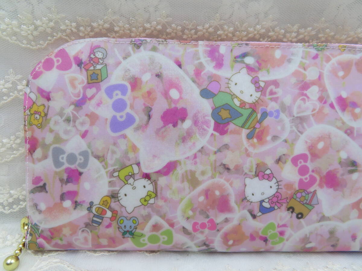 キティ バブル・ドリームス リバティ ハンドメイド ラウンド長財布_画像2