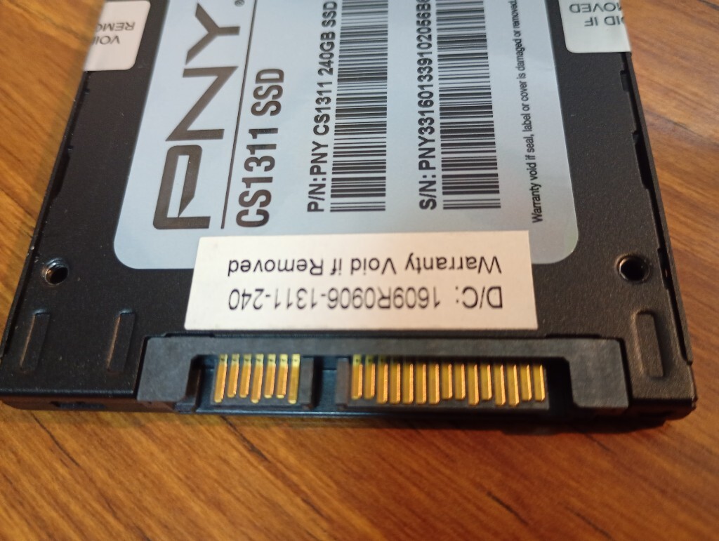 ■ SSD ■ 240GB （14330時間）　PNY　米国　正常判定　送料無料_画像7