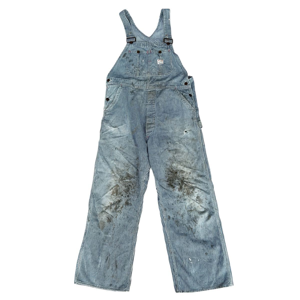 70sBIG MAC ヒッコリーオーバーオール BIG MAC オーバーオール ヒッコリー 70s BIGMACビッグマック