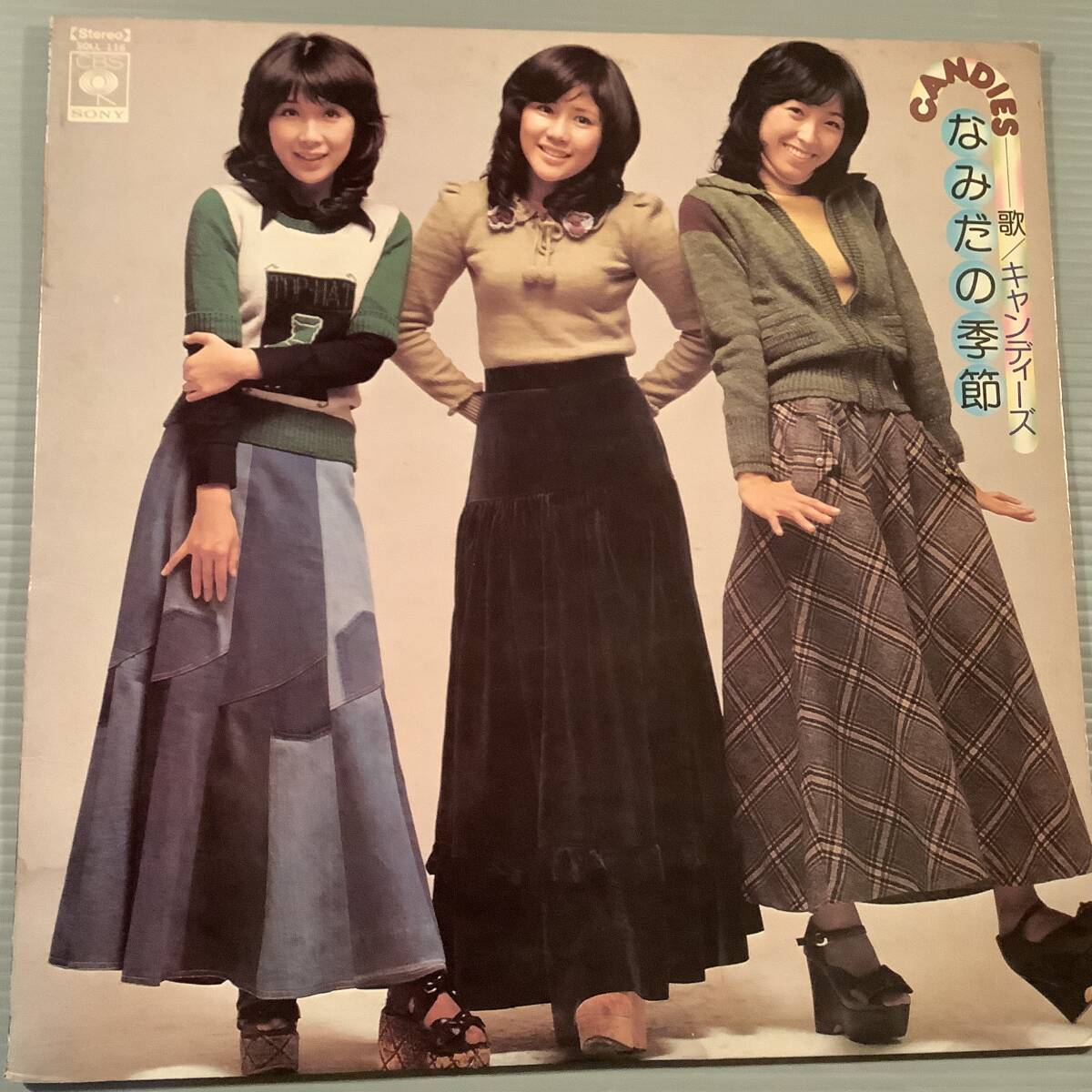 LP●キャンディーズ／なみだの季節●白ラベルのプロモ盤！_画像1