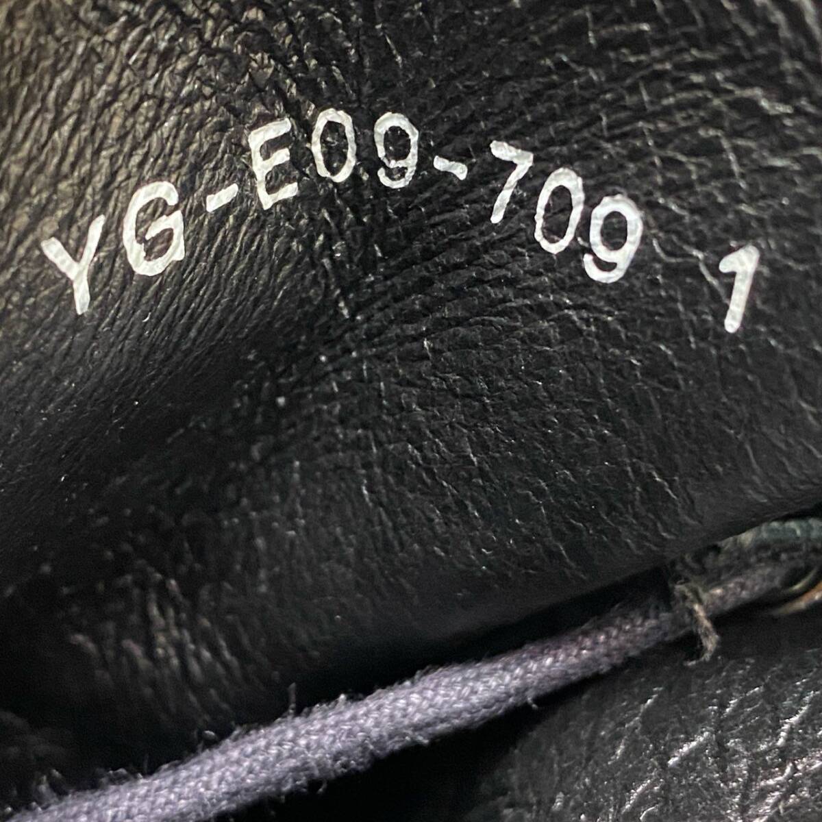 3f27 《美品》 Y's ワイズ レースアップブーツ 1 ブラック Yohji Yamamoto ヨウジヤマモト シューズ 厚底_画像9