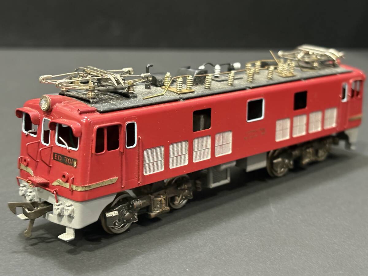 【通電のみ確認】カツミ HOゲージ鉄道模型 ED70 KTM KATSUMI KTM Katsumi カツミ ED70 交流電気機関車 詳細不明 外箱付き