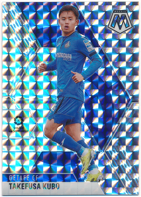 久保建英 2020-21 Panini Mosaic Silver Mosaic Prizm シルバーモザイクプリズム Takefusa Kubo