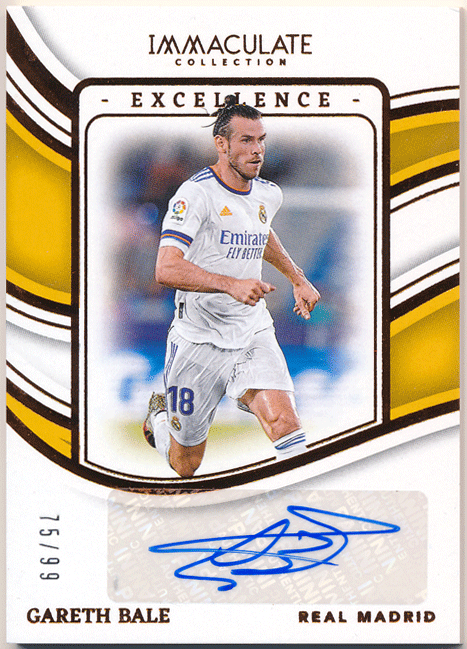 PANINI ギャレス ベイル サインカード AUTO Gareth Bale 2023-24 Panini Immaculate Collection Excellence