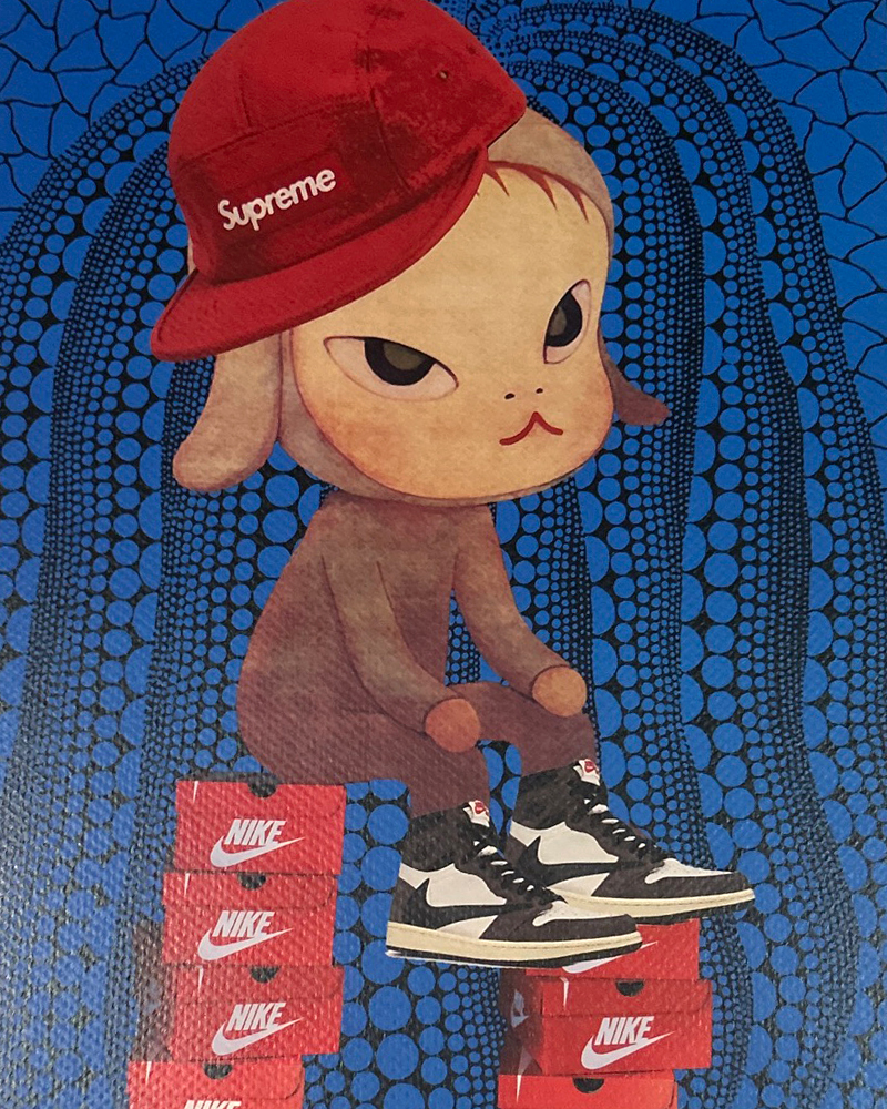 DEATH NYC 奈良美智 アートポスター NIKE ジョーダン DEATH NYC 奈良美智 NARAYOSHITOMO ルイヴィトン LOUISVUITTON