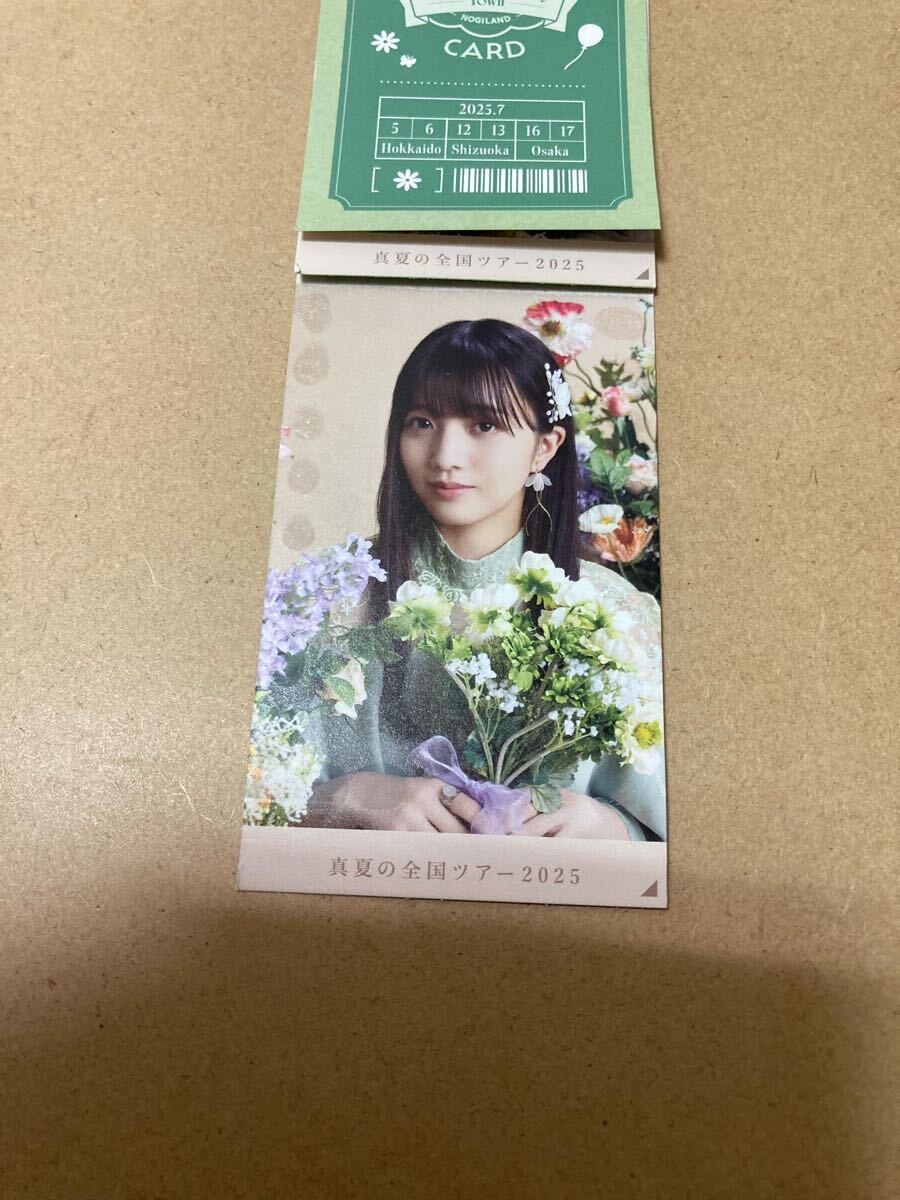 乃木坂46 会場限定　NOGIめくり　Blooming Fairy Town 〜NOGI LAND〜 印字メッセージ　海邉朱莉_画像1