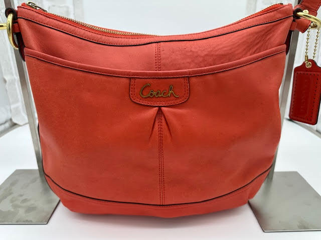 COACH オレンジ ハンドバッグ ショルダーバッグ COACH/コーチショルダーバッグ オレンジ|Yahoo!フリマ(旧
