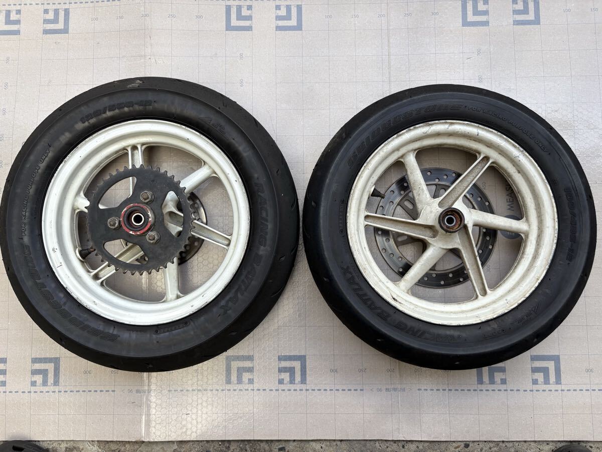 【terry】ホンダ NSR50 (後期) フロントホイール 結構美品です ホンダ NSR50 後期 フロントホイール リアホイール タイヤ