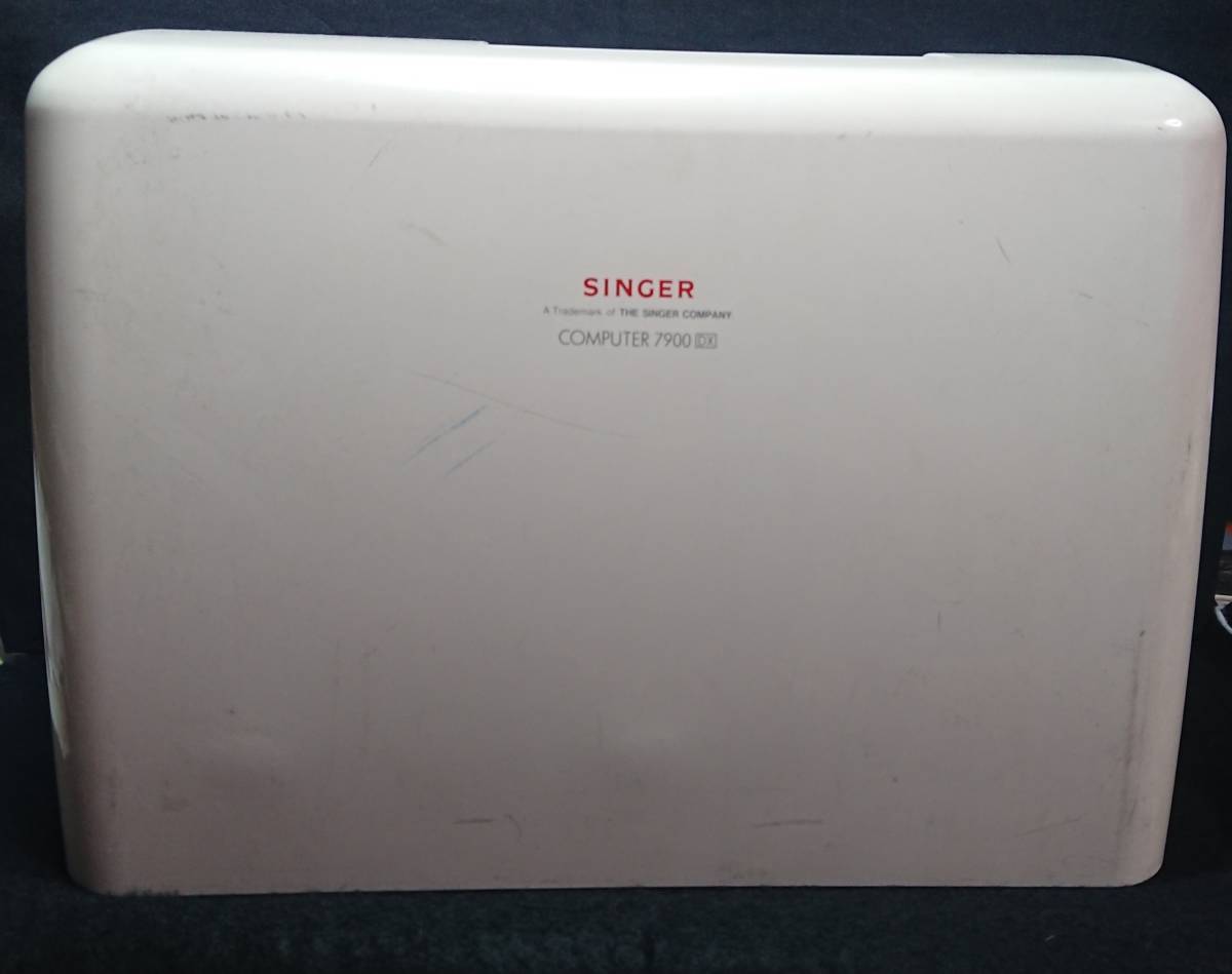 みしんSINGER本体シンガーしんがーコンピュータ7900ジグザグcomputerコンピューターミシン多機能DXカバー付き7000ボタンつけ8000飾り縫い_画像10