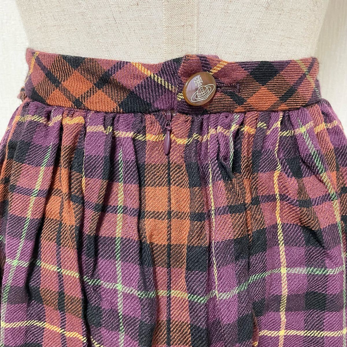 vivienne westwood レッドレーベル アシンメトリースカート 即決 Vivienne Westwood ヴィヴィアンウエストウッド RED LABEL