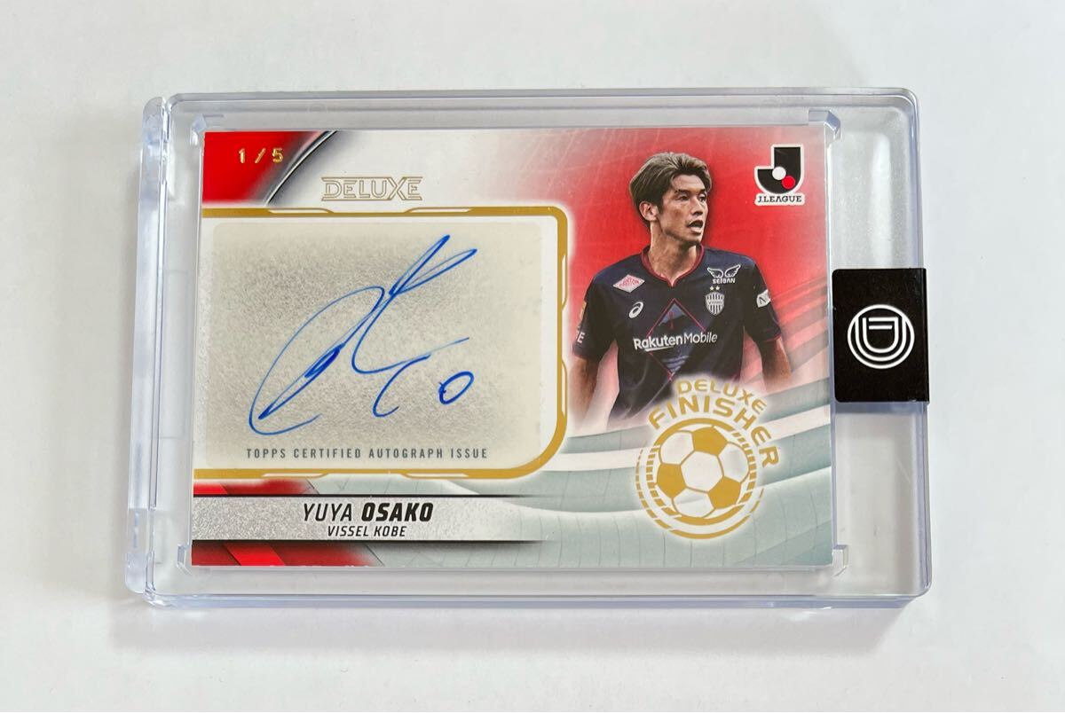 2024 Jリーグ Jカード 直筆サインカード ヴィッセル神戸 大迫勇也 2024 Topps J.LEAGUE Deluxe 大迫勇也 直筆サインカード 1/5枚
