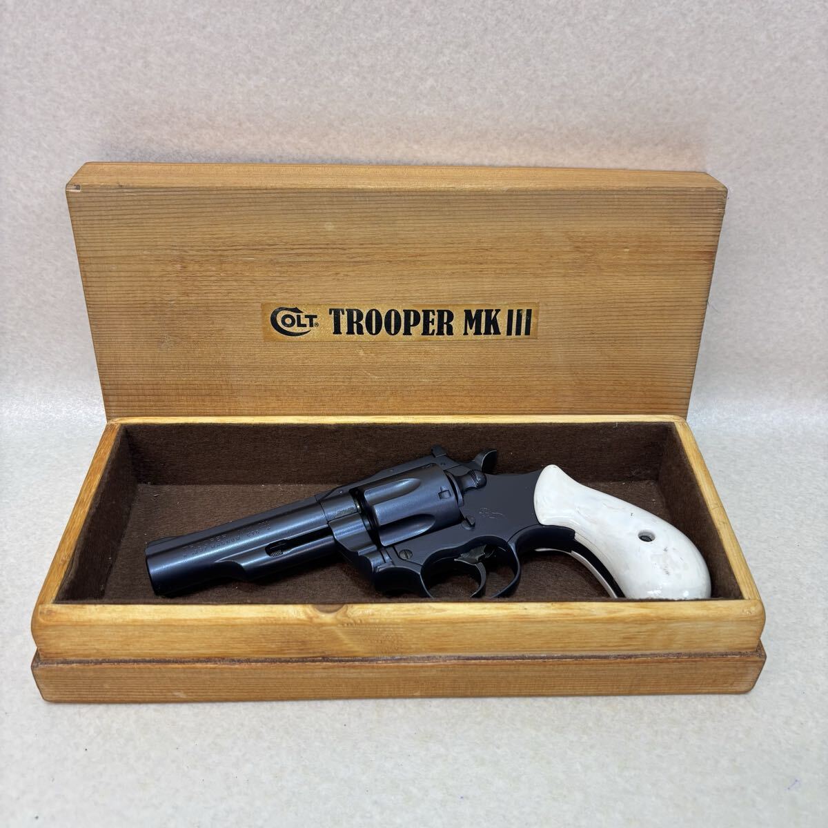 ヒデさん❗️MGC社製 TROOPER MKⅢ 357 モデルガン H3279☆中古品☆COLT TROOPER MKⅢ 357マグナム MGC モデルガン