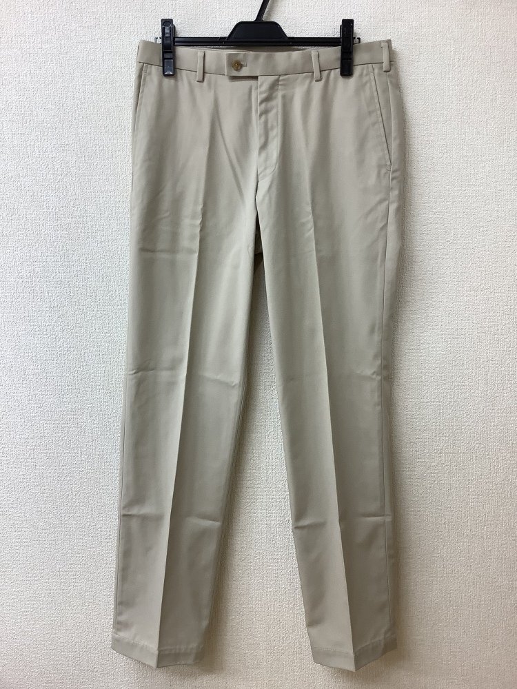 ユニクロ ベージュ センタープレスパンツ サイズウエスト82cm_画像1