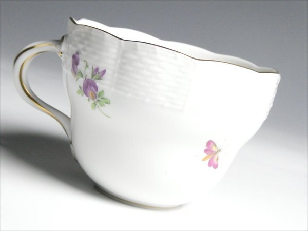 マイセン Meissen 高級シリーズ レリーフ フラワーブーケと昆虫