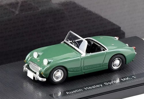 エブロ　1/43　オースチン ヒーレー・スプライト Mk1 ロードスター　green　1958-1961　カニ目