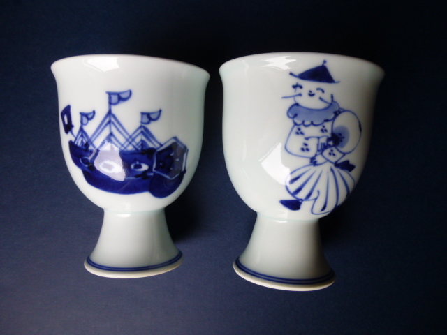 陶器製フリーカップ　 《ペア》 　約、８（直径）×10（高さ）ｃｍ　送料510円_画像3