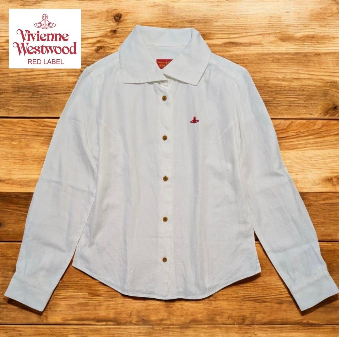 Vivienne Westwood RED LABEL 長袖シャツ ヴィヴィアンウエストウッド レッドレーベル ホワイト シャツ