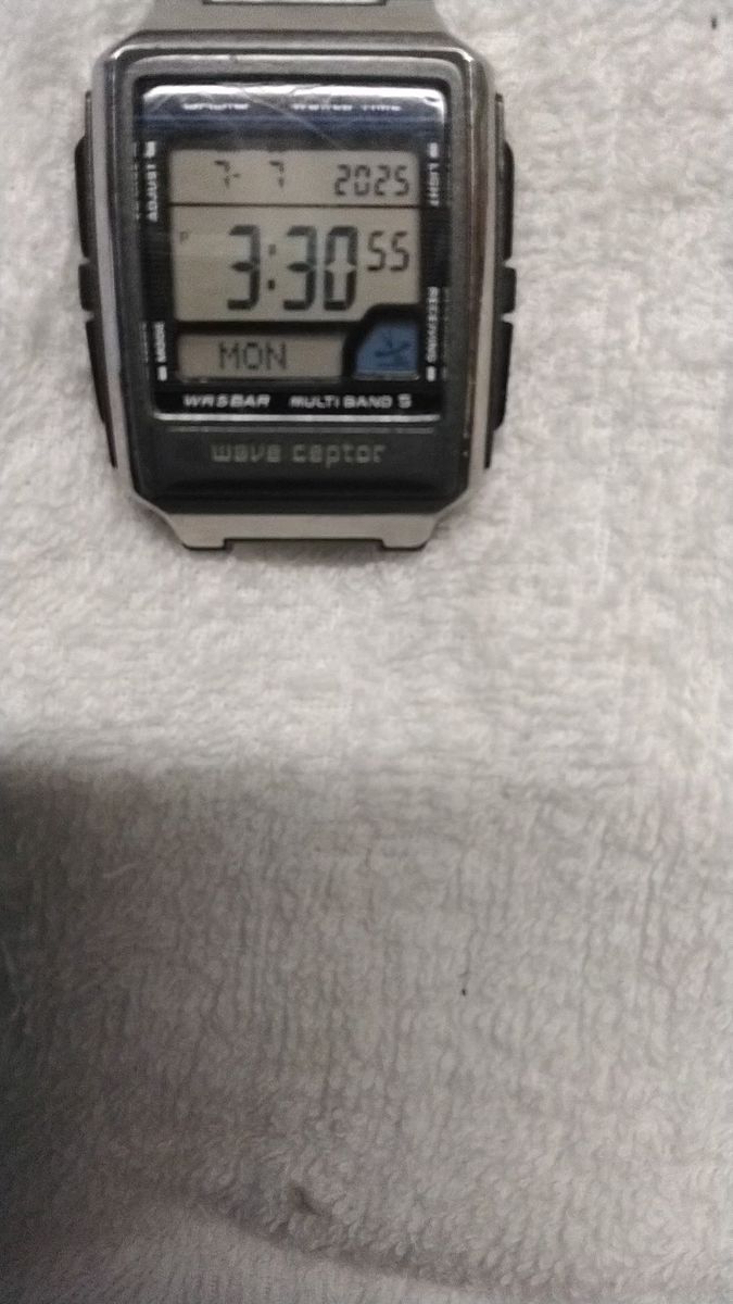 CASIO電波腕時計WV-59J、ジャンク品