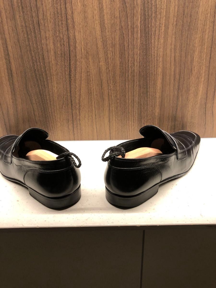 LOUIS VUITTON ドレスシューズ/ローファー 黒 4103425A0062 ルイヴィトン革靴 ビジネスシューズ メンズ ブラック ドレス