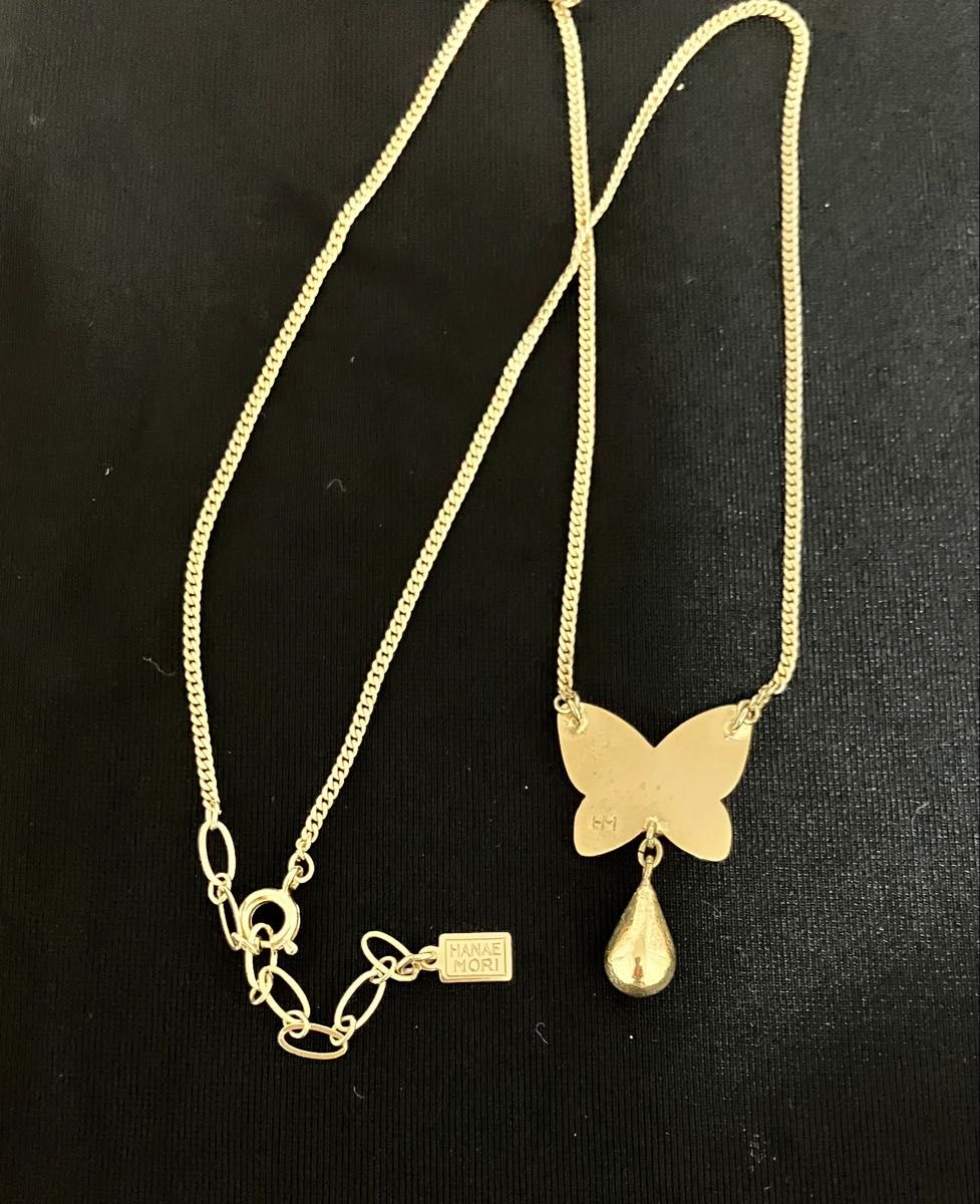 HANAE MORI ハナエモリ ネックレス レディース アクセサリー HANAE MORI ハナエモリ ネックレス 蝶と雫|Yahoo!フリマ(旧